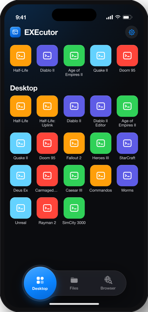 EXEcutor desktop